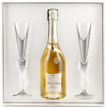 Coffret Champagne Amour De Deutz 2011 Blancs De Blanc +2 Flutes 75cl