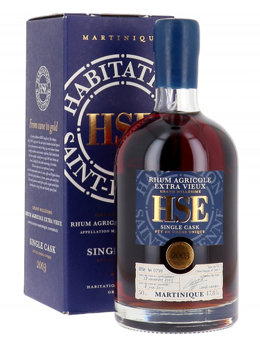 RHUM MARTINIQUE HSE SINGLE CASK 2003 47.8% 50CL