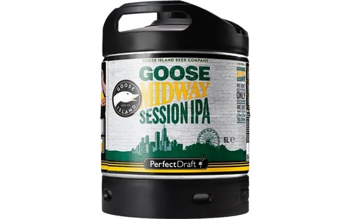 PERFECT DRAFT 6L USA GOOSE MIDWAY SESSION IPA 4.1%