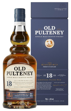 Whisky Ecosse Highlands Single Malt Old Pulteney 18 Ans 46% 70cl