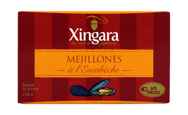 Xingara Moules Escabeche Conserve 115 Grs /6-8