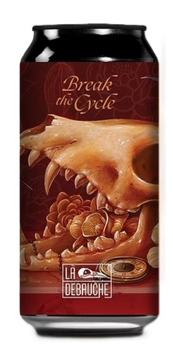 FRANCE LA DEBAUCHE BREAK THE CYCLE MILKSHAKE IPA SABRO MOSAIC LORAL CANS 5.7% 44CL