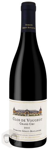 CLOS VOUGEOT GRAND CRU 2010 DOMAINE GENOT BOULANGER 75CL