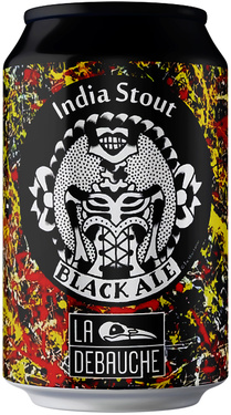 Biere France La Debauche Black Ale India Stout Canette 33cl 8%