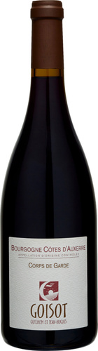 BOURGOGNE COTES D'AUXERRE ROUGE GOISOT CORPS DE GARDE 2018 75CL