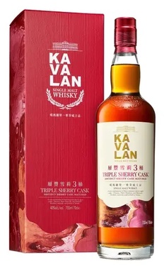 Whisky Taiwan Single Malt Kavalan Triple Sherry Cask 40% 70cl