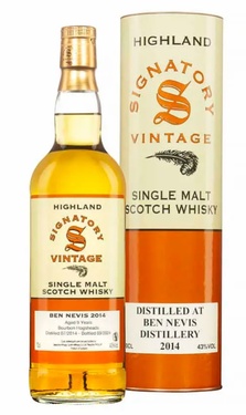 Whisky Ecosse Highland Ben Nevis 9 Ans 2014 Signatory Vintage 43% 70cl
