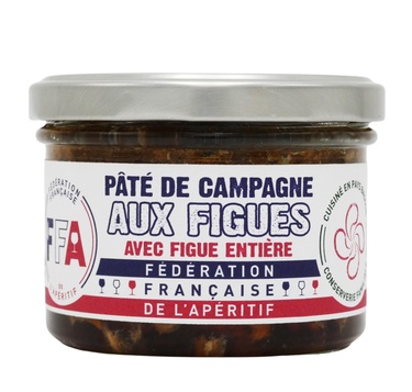 Federation Francaise De L'aperitif Pate De Campagne Aux Figues 170g
