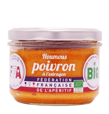 Federation Francaise De L'aperitif Houmous Poivron & Estragon Bio 200g