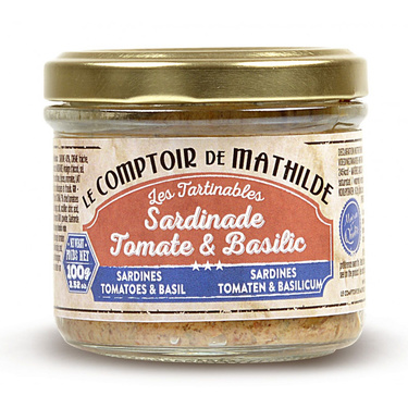 Comptoir De Mathilde Sardinade Tomate Basilic 100g