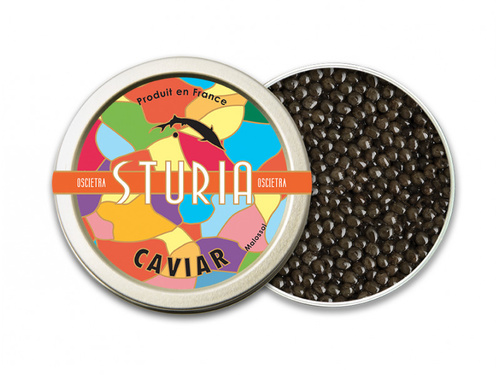 STURIA CAVIAR OSCIETRE GUELDENSTAEDTII ORIGINE FRANCE 50G