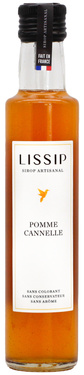 Lissip Sirop Artisanal Pomme Cannelle 25cl