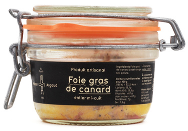 Maison Argaud Foie Gras De Canard Entier Mi-cuit 180gr