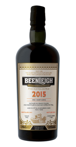 RHUM AUSTRALIE BEENLEIGH 5 ANS 2015 59% 70CL