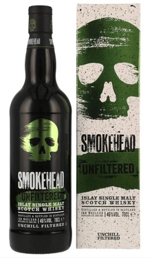 Whisky Ecosse Islay Single Malt Smokehead Unfiltred 46% 70cl