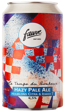 France Fauve Le Temps Du Bonheur Hazy Pale Ale 4.5% Cans 33cl