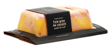 Maison Argaud Foie Gras De Canard Entier Mi-cuit Barquette 210g