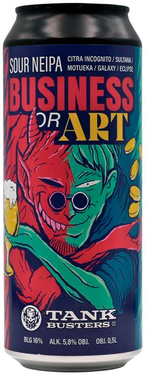 Pologne Tankbusters Business Or Art Sour Neipa Cans 5.8% 50cl