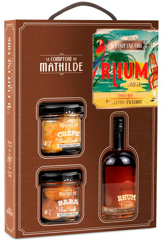 COMPTOIR DE MATHILDE COFFRET RHUM VANILLE (BABA+CREPE+RHUM)