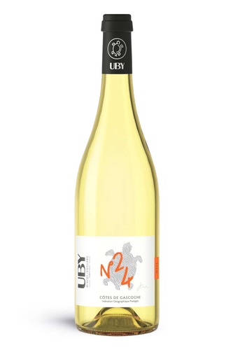 IGP GASCOGNE UBY 24 BLANC DOUX 2022 BIO