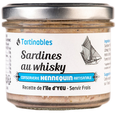 Conserverie De L 'ile D'yeu Tartinable Sardines Au Whisky 100gr