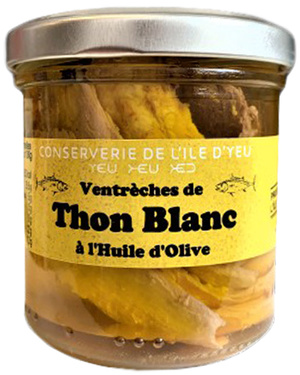 Conserverie De L 'ile D'yeu Ventreches Thon Blanc 190gr