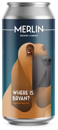 BRETAGNE MERLIN BREWING WHERE IS BRYAN AMERICAN PALE ALE CANS 5.5% 44CL