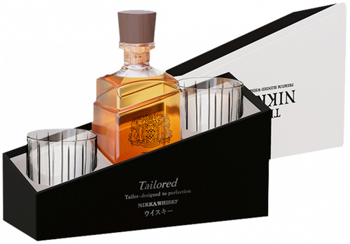 WHISKY JAPON BLEND NIKKA THE NIKKA TAILORED COFFRET 2 VERRES 43% 70CL