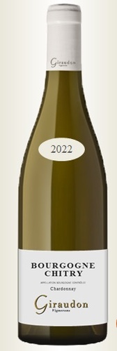 BOURGOGNE CHITRY BLANC  DOMAINE GIRAUDON 2022 75CL