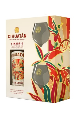 Rhum Salvador Cihuatan 12 Ans 40% 70cl Coffret 2 Verres