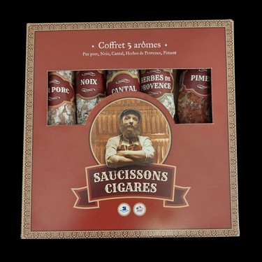 Coffret Saucissons Cigares 5 Aromes 575gr