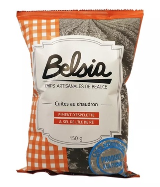 Chips Belsia Au Piment D'espelette Aop 150gr