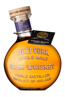 Whiskey Irlande Single Malt West Cork Maritime Sherry Cask Finished 46% 70cl
