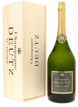 Jeroboam Champagne Deutz Brut Classic Caisse Bois