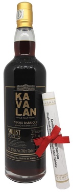 Whisky Taiwan Kavalan Solist Vinho Barrique The Nectar 7 Ans 2019 58.6% 70cl