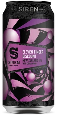 Biere Uk Siren Brewing Eleven Finger Discount Nz Ipa Cans 7.4% 44cl