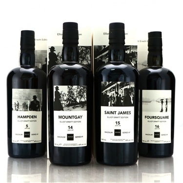 4 X Rhums Serie Magnum #1 Velier Elliott Erwitt Edition (4x70cl)