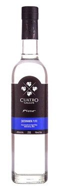 Perou Pisco Cuatro Gallos Quebranta Puro 40% 70cl