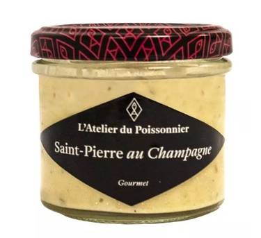 Atelier Du Poissonnier Rillettes De St Pierre Au Champagne 90gr