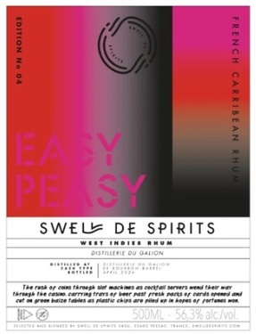 Sample Rhum Swell De Spirits Easy Peasy #4 Distillerie Du Galion 56.3% 5cl