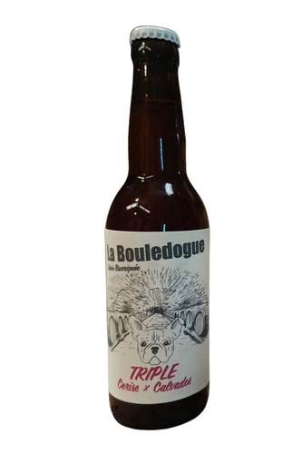 BIERE TRIPLE CERISE ET CALVADOS LA BOULEDOGUE 9% 33CL