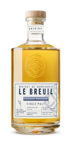 WHISKY NORMANDIE LE BREUIL SINGLE MALT GOLDEN PROMISE 46% 70CL