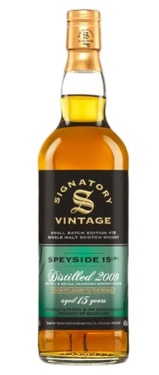 Whisky Ecosse Signatory Vintage Secret Speyside (m) 15 Ans 2009 Small Batch 48.20% 70cl
