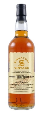 Whisky Ecosse Signatory Vintage North British 15 Ans 2009 100% Proof 57.1% 70cl