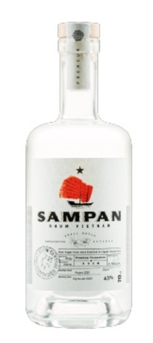 RHUM VIETNAM SAMPAN BLANC 43% 70CL