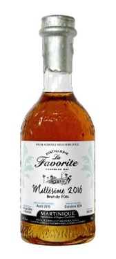Rhum Martinique La Favorite 8 Ans Millesime 2016 50.1% 70cl