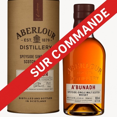 Whisky Ecosse Aberlour A'bunadh Environ 60% 70cl