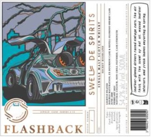 SWELL DE SPIRITS WHISKY ECOSSE FLASHBACK #13 SECRETE DISTILLERIE HIGHLAND 2000 24 ANS 54.2% 50CL