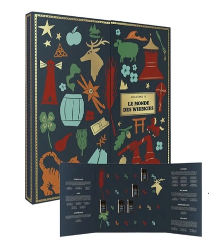 CALENDRIER DE L'AVENT Le Monde des Whiskies Coffret 25 x 2cl 68877