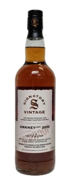 Whisky Orkney Signatory Vintage 100% Proof Secret Orkney 14 Ans 2010 57.1% 70cl